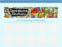 Tablet Screenshot of davidheltonillustration.com